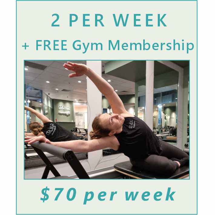 2PW + Free gym $70