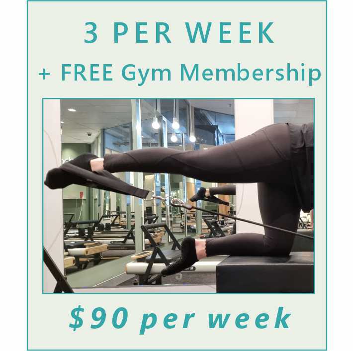 3PW + Free gym $90